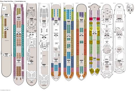 Magic cruise ship floor plan